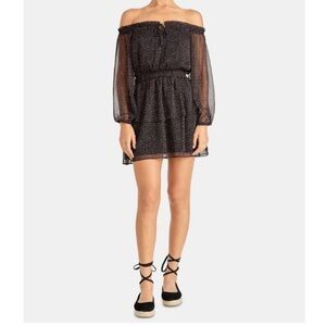 NWT Rachel Roy black floral dress